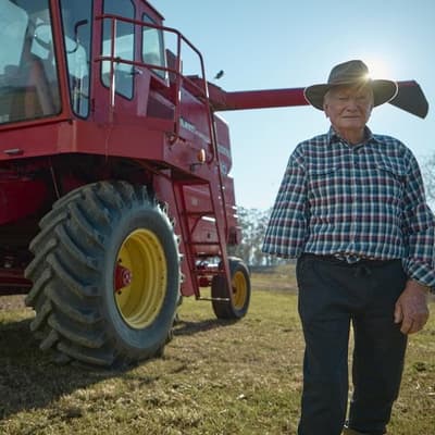 'Just instinct': farmer loses arm, neighbour steps up