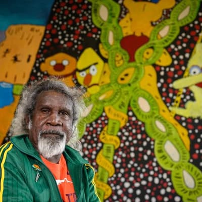 Sesame Street joins ancestor, kangaroos on mega mural