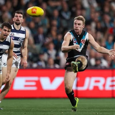 Horne-Francis stars as Port Adelaide power past Geelong