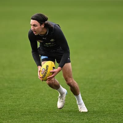 In a good space: Blues wrap arms around Ollie Hollands