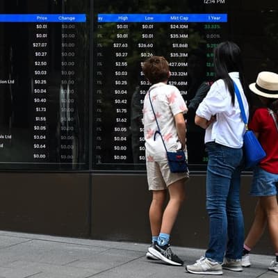 Australian shares snap eight-session run of losses