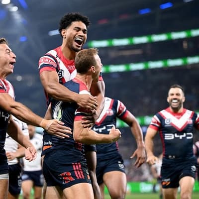 Roosters hold on as Broncos record comeback falls short