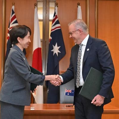 Australia turns to Japan to help soften 'global shocks'