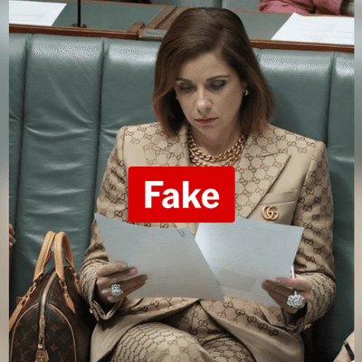 Govt minister targeted in AI-generated designer outfit smear