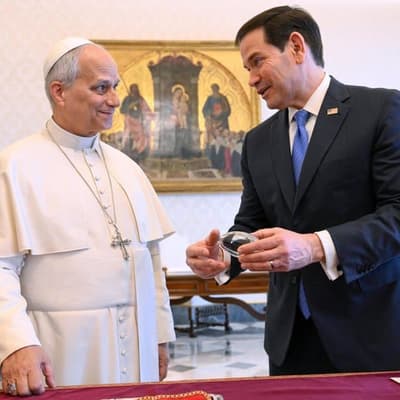 Rubio meets Pope Leo amid tensions with Trump