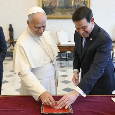 Pope and Rubio commit to stronger ties, Vatican says