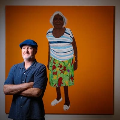 Life-size portrait of Aboriginal Elder wins Archibald