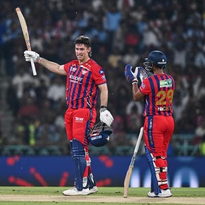 Booming 'Bison' back: Marsh finds form with IPL ton