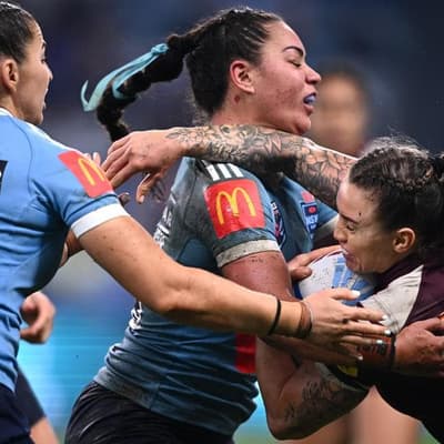 'Mum's always said': Blue happy to play Origin villain