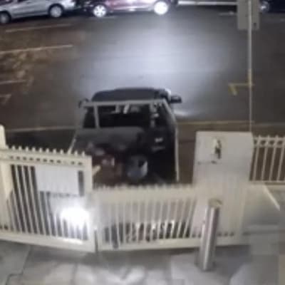 Man accused of ramming synagogue gates granted bail