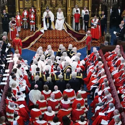 UK PM's leadership woes overshadow parliament's opening