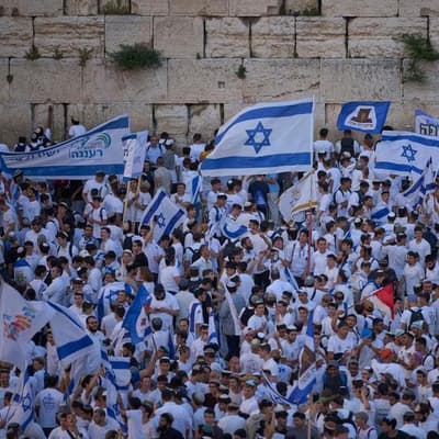 Israeli nationalists hold parade in East Jerusalem