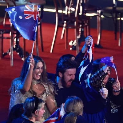 Eurovision rehearsal stumbles as curtain fails to open
