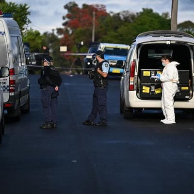 'Distraught': wife, children's murder accused in court