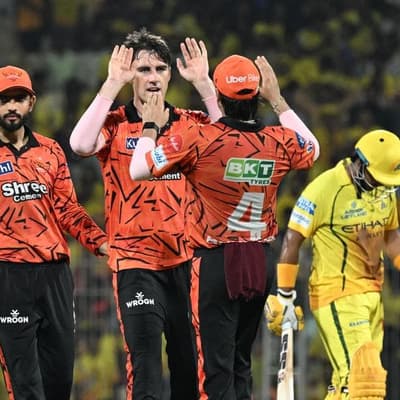 Cummins treble helps take Sunrisers into IPL playoffs