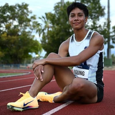 Former Fiji rugby star happy to be back on the track