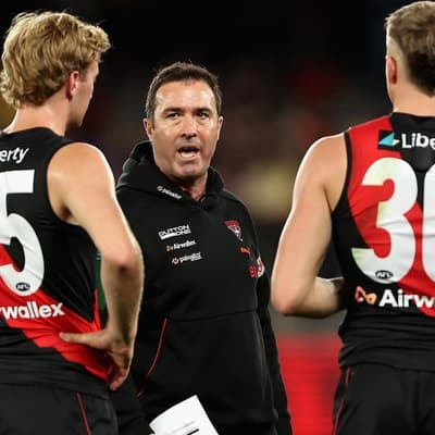 'Doesn't faze me': Bombers coach dismisses scrutiny