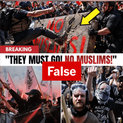 Foreign pages stoke division with fake Islamist riot posts