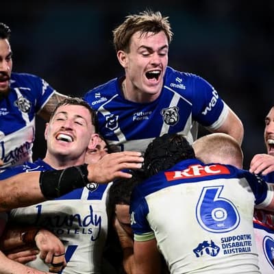 Bulldogs end losing run with throwback win over Storm
