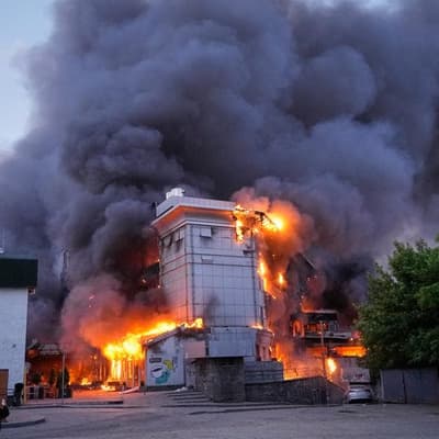 Kyiv hit with massive Russian missile and drone attack