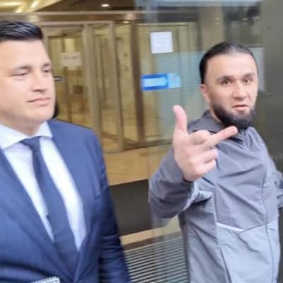 Foul-mouthed bikie denies heading anti-Semitic attack