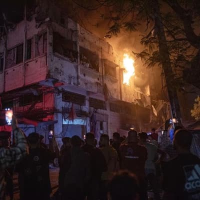 Funeral for Hamas chief, Israel escalates Gaza attacks