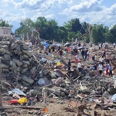 Explosives blast in Myanmar village kills 55: reports