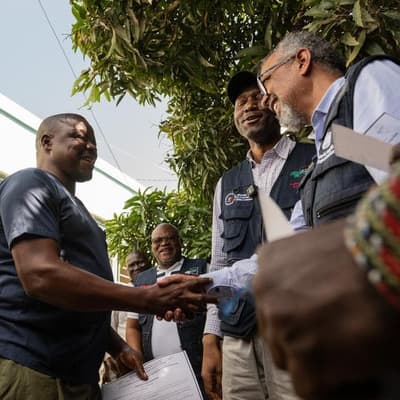 WHO chief says five Ebola cases have recovered