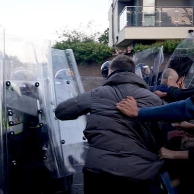 UK government condemns riot over teen's stabbing death