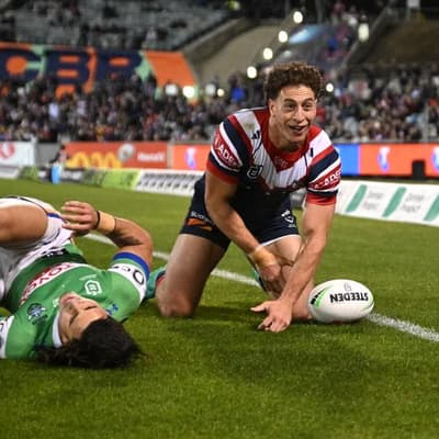 Roosters sparkle in classy bounce back to thump Raiders