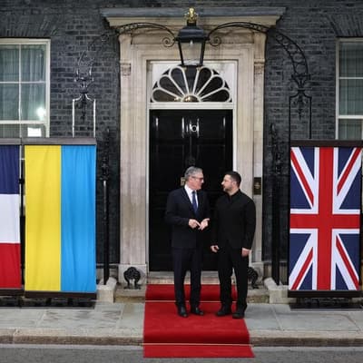 E3 leaders push ceasefire talks between Ukraine, Russia