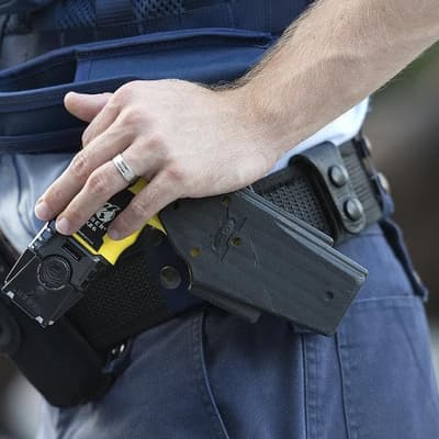 Man dies after police deploy taser during confrontation
