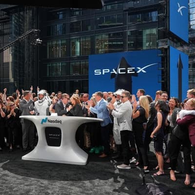 Musk's SpaceX surges past $US2 trillion in Nasdaq debut