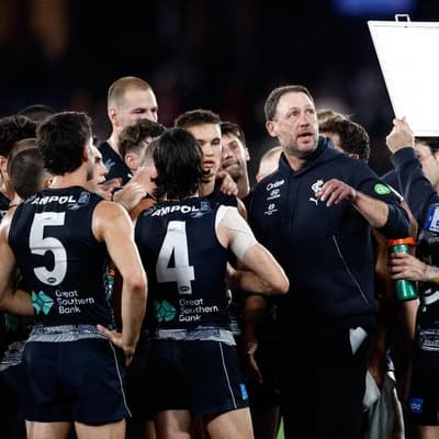 Unbeaten Carlton caretaker coach shuns finals talk