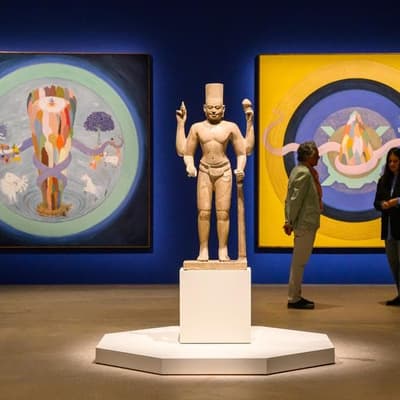 This Hindu deity fights chaos. He's earned an art show