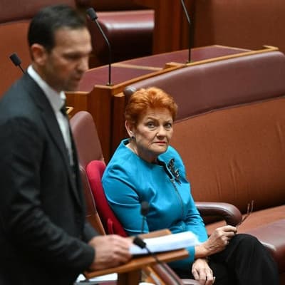 Nationals ape Hanson 'liar' slogan as tax debate flares