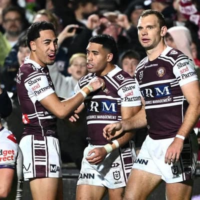 ACL fears for Manly star in win over Storm
