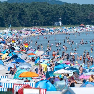 Temperature records shattered as Europe sizzles