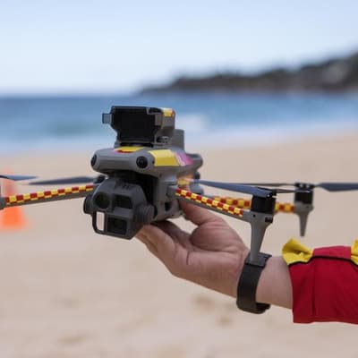 AI drones pegged to help protect beachgoers from sharks