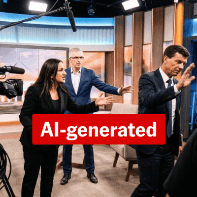 Fake political spat used to peddle AI investment scam