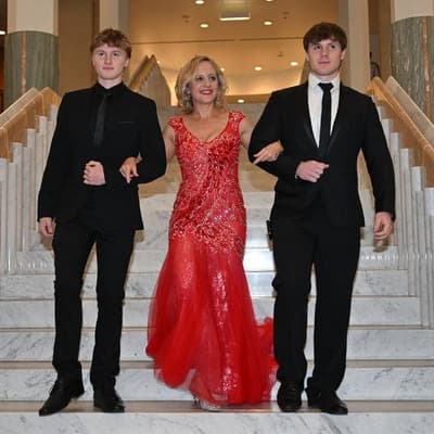 All frock and bubble at parliament's night of nights
