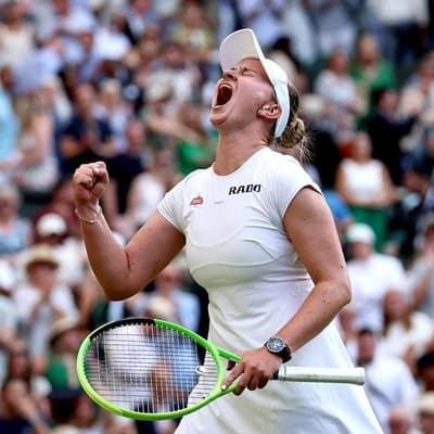 Krejcikova scores win as Wimbledon ignores World Cup