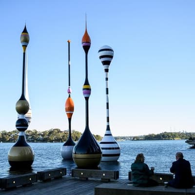 At 23m high, how does this floating artwork stand up?