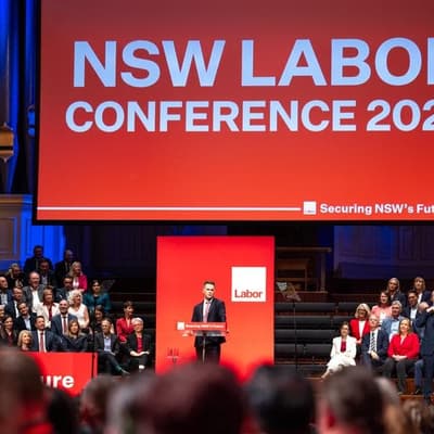 Premier pitches train-building to keep Labor on track