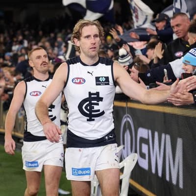 Carlton defender explains controversial late decision