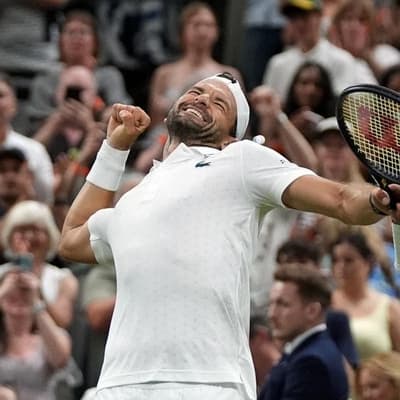 Fan favourite wins at Wimbledon but now must face Brit