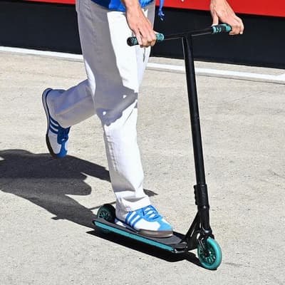 Axe-wielding attacker allegedly murdered with scooter