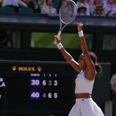 Gauff reaches long overdue Wimbledon semi-final