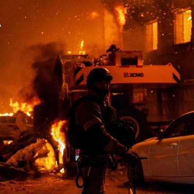 Russia launches third air attack on Kyiv in a week