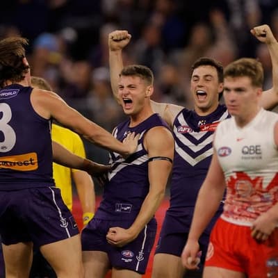 Freo overcome first-half shocker to obliterate Swans